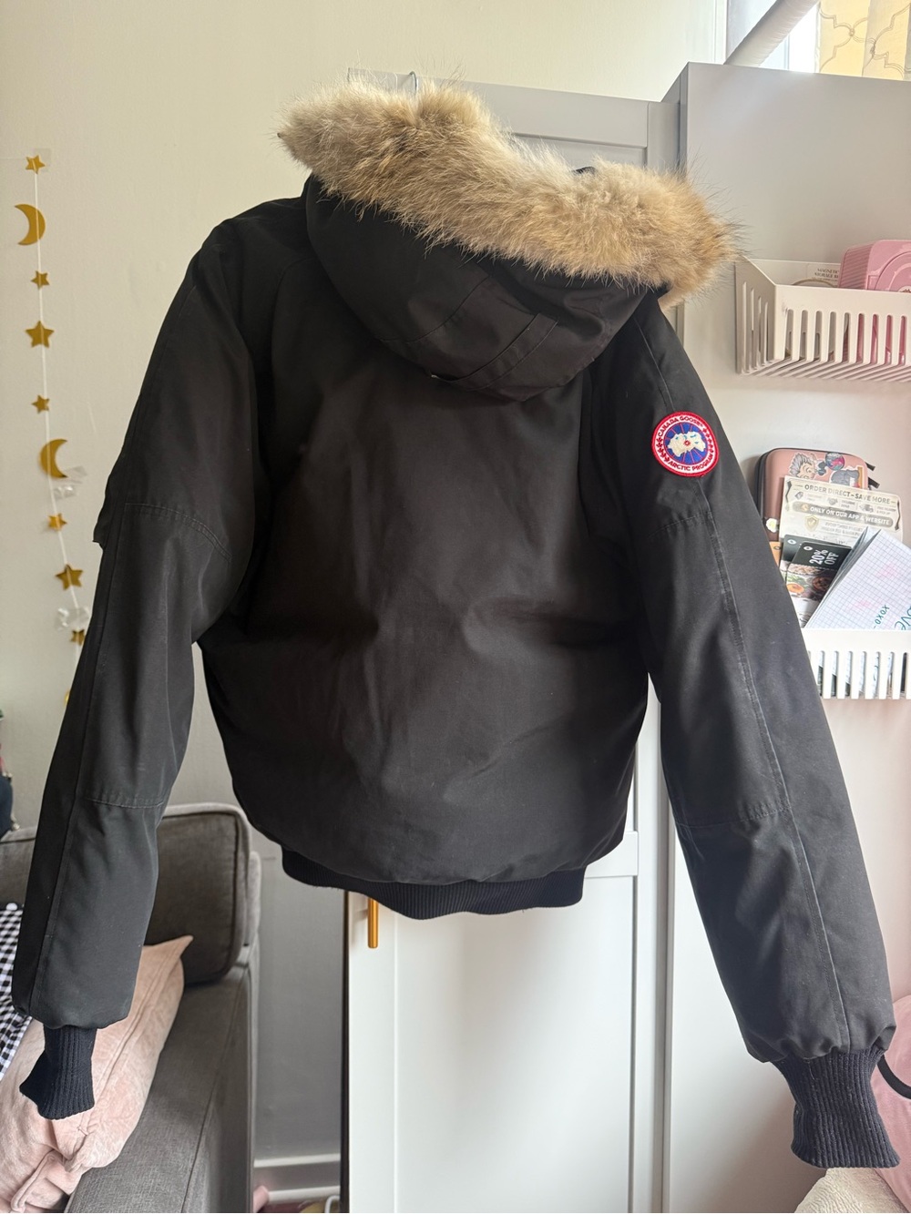 Canada Goose Women’s Coat with Fur-Trimmed Hood